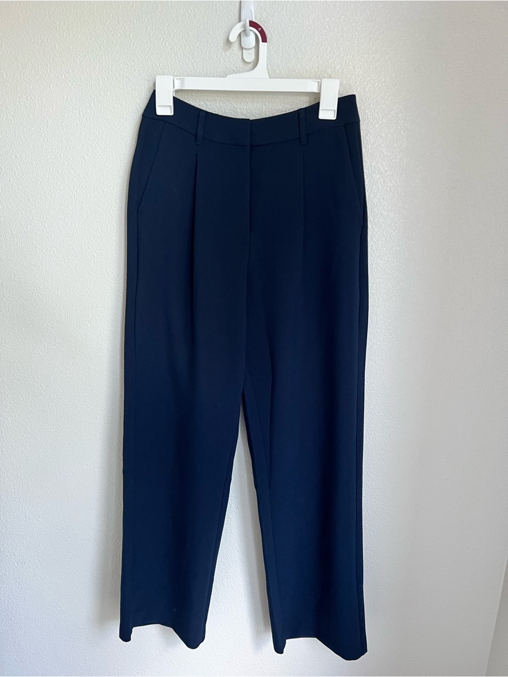 Old Navy Navy Straight-Leg Dress Trousers